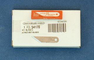 MANUAL TRAINING KNIVES Dexter 054170 #3 MAT BLDS (24 PKGS OF 5 BLDS) 1/BX Industrial Cutting Tools 54170